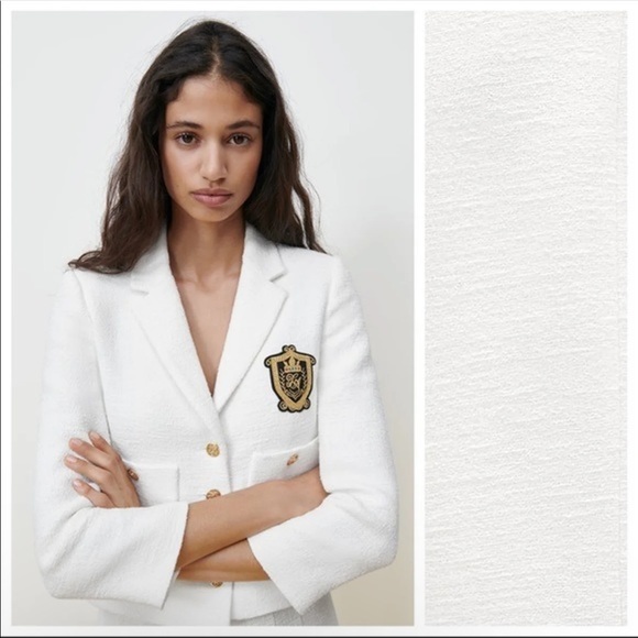 ZARA BLAZER TEXTURED POCKETS - Picture 17 of 17